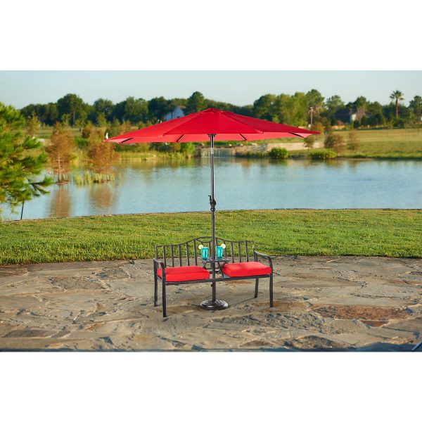 9' Round Steel Market Umbrella - Image 2