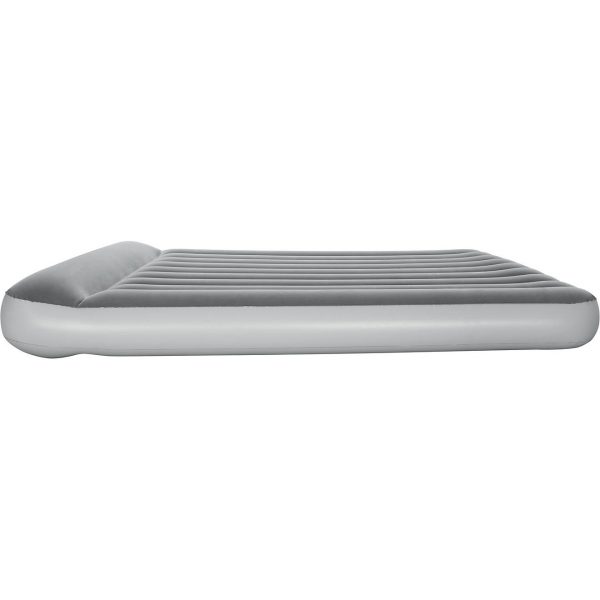 Single High Queen-Size Air Mattress with Built-In Pump - Image 5