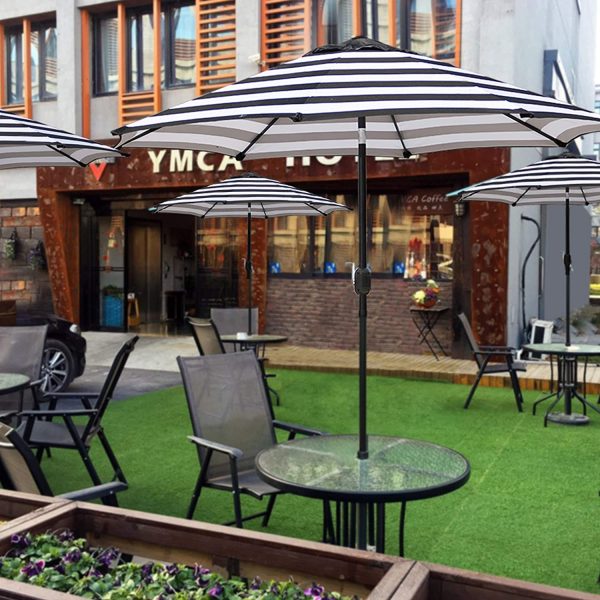 9' outdoor aluminium patio umbrella
