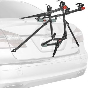Deluxe 2 bike trunk mount rack