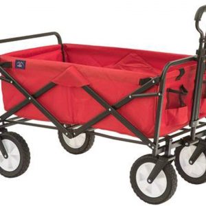 Collapsible folding outdoor utility wagon