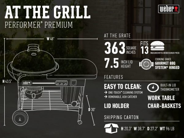 Performer Premium Charcoal Grill - Image 6