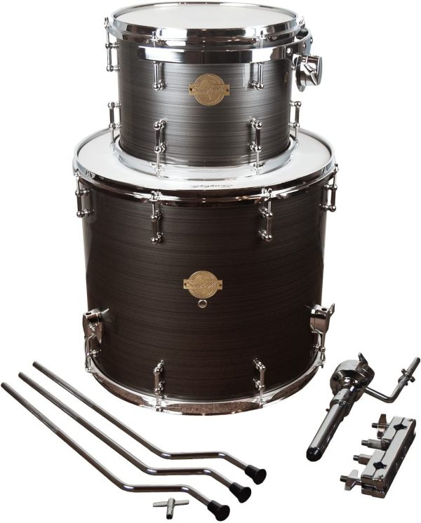 Sawtooth Command Series Extension tom pack 8" and 14" floor tom silver streak - Image 4