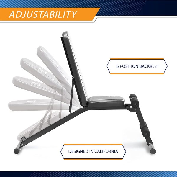 Multi-Position workout utility bench for home gym - Image 3