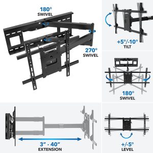 long arm TV wall mount