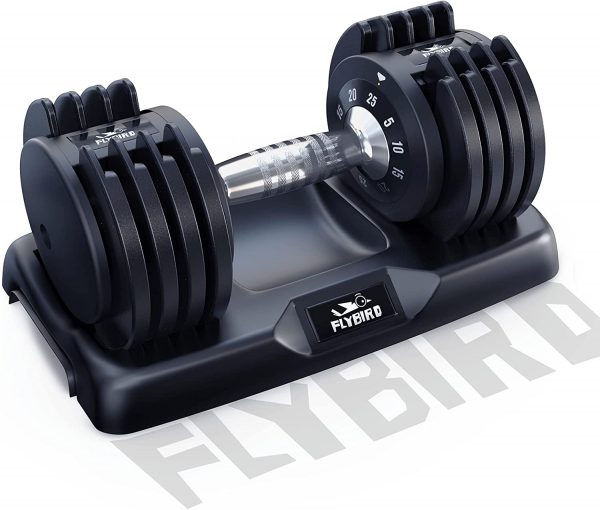 Adjustable Dumbbell 25/55 lb single dumbbell - Image 3