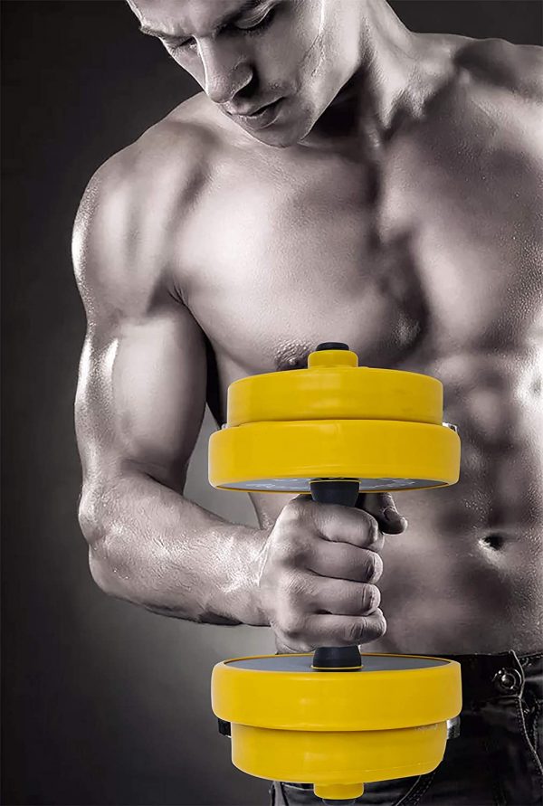 Adjustable Dumbbell Barbell Weight Pair - Image 4