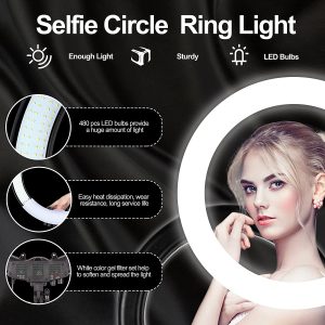 Ring light wuth extendable tripod stand
