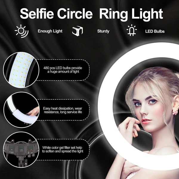 Ring light wuth extendable tripod stand