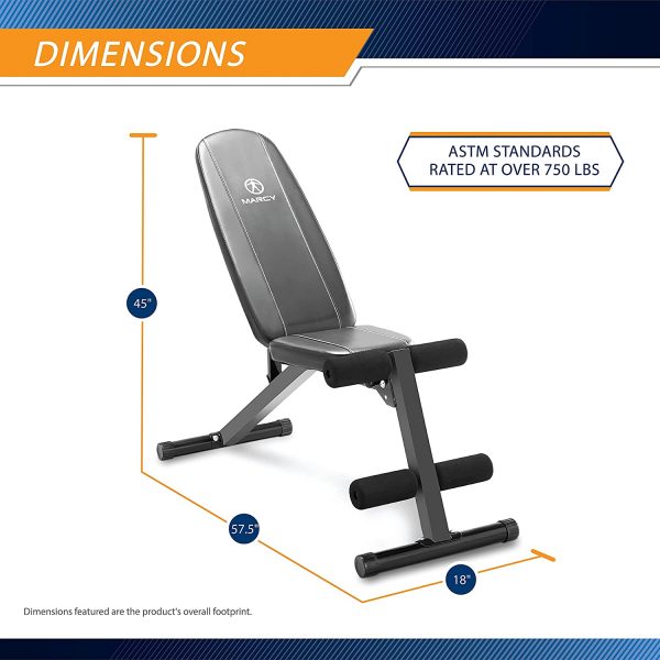 Multi-Position workout utility bench for home gym - Image 2
