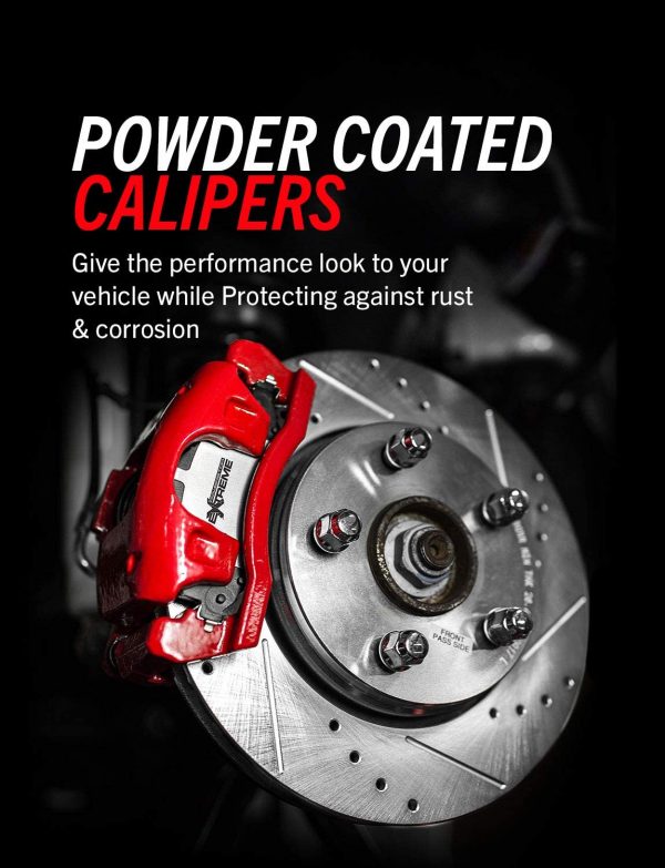 Power Stop KC2015-36 Front & Rear Z36 Truck and Tow Brake Kit with Calipers