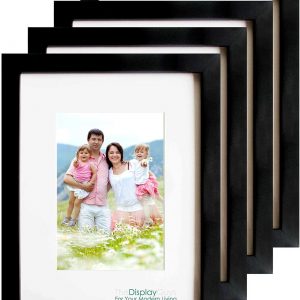 Matte Black solid Pine wood picture frame
