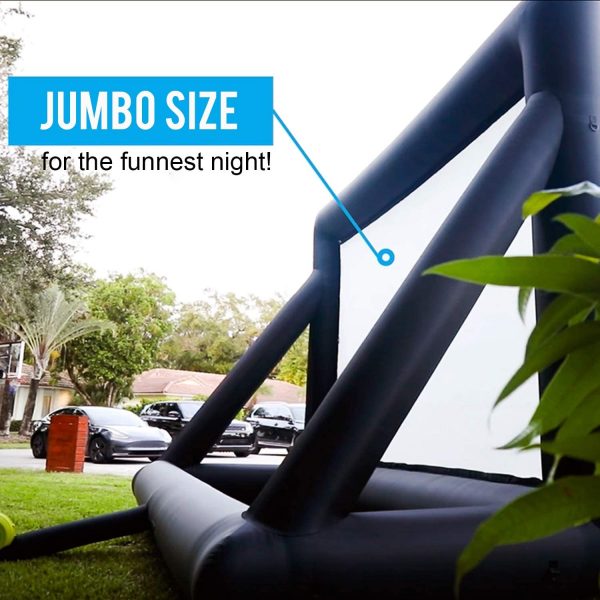 Jumbo 20 feet inflatable outdoor and indoor theater projector screen - Image 2
