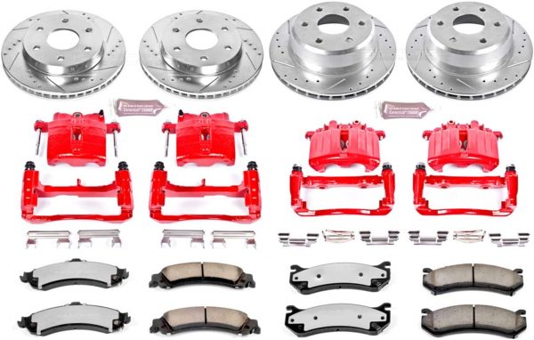 Power Stop KC2015-36 Front & Rear Z36 Truck and Tow Brake Kit with Calipers - Image 3