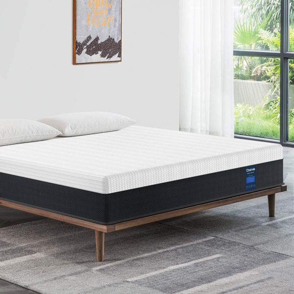 Queen Mattress, Coolvie Cool Memory Foam Mattress Pocket Spring Hybrid Mattress 10 Inch