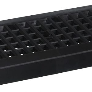 PL410-BLK 4 inch by 10 inch plastic floor register black