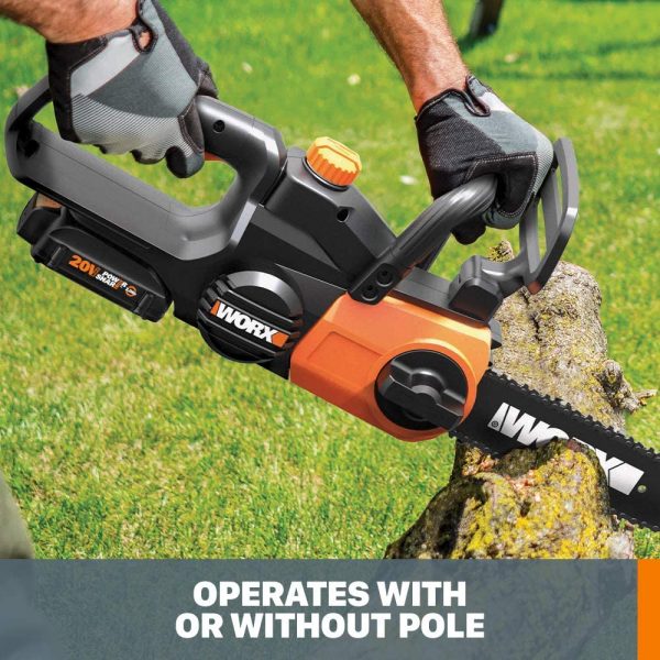 Powershare cordless electric pole saw & chainsaw