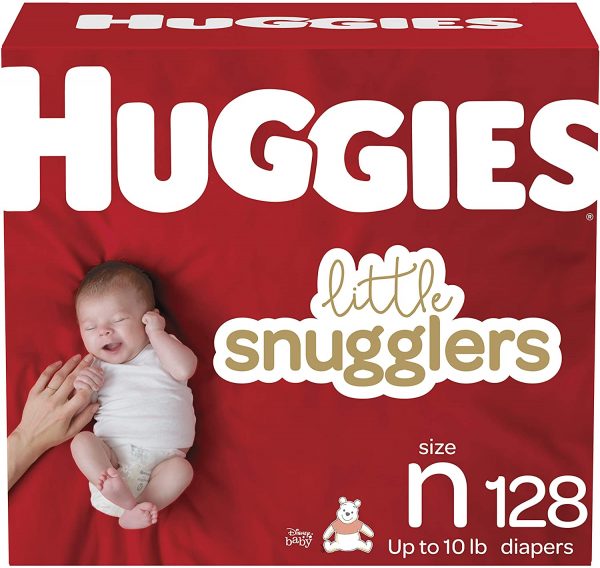 Baby diapers size newborn 128 ct