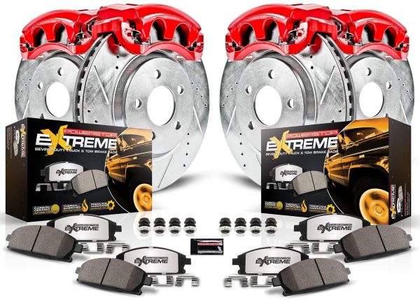 Power Stop KC2015-36 Front & Rear Z36 Truck and Tow Brake Kit with Calipers - Image 4