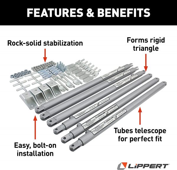 191025 JT's Strong Arm Travel Trailer Stabilizer Kit - Image 2