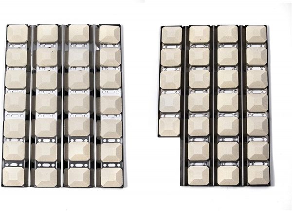 1.8mm Stainless Steel Heat Plate with Premium Ceramic Briquette Replacement for Gas Grill - Image 4