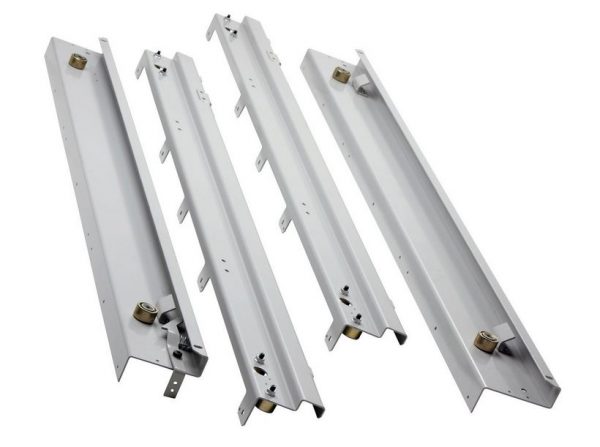 800 Lb 90" L super slide 2 tray assembly