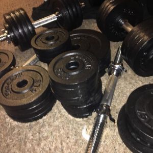 Adjustable Dumbbells - 50 lb Dumbbell Weights (Pair)