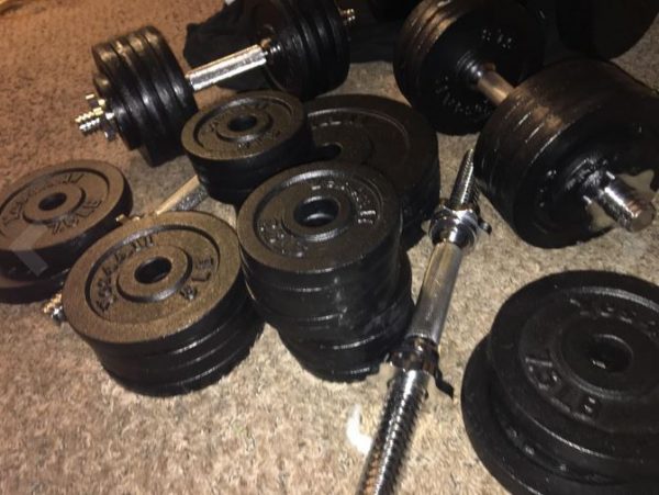 Adjustable Dumbbells - 50 lb Dumbbell Weights (Pair)