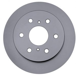 Vented rear brake rotor