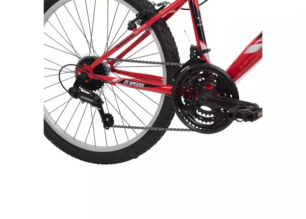 Highland 24" Mountain Bike - Red - Image 6