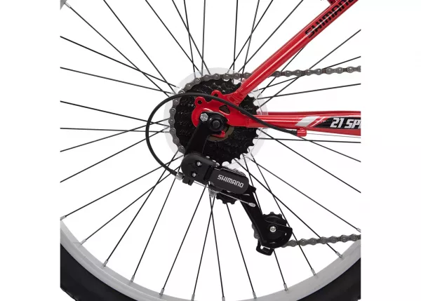 Highland 24" Mountain Bike - Red - Image 5