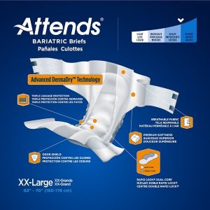 Incontinence brief bariatric